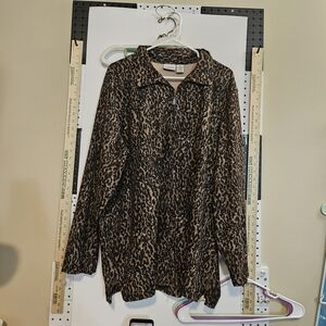Classic Elements Leopard Print Blouse
